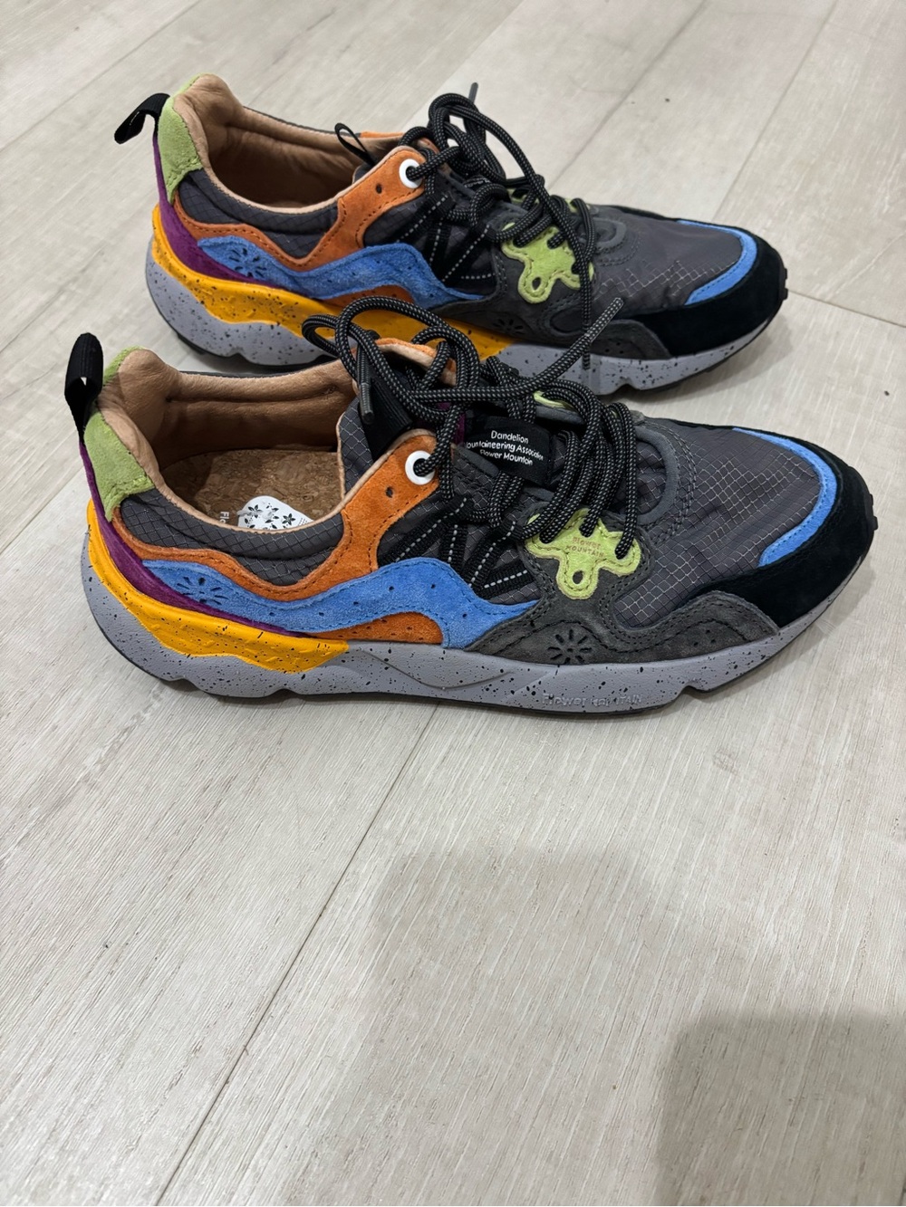 Flower Mountain Yamano3 Grey/Atlantic Size 7